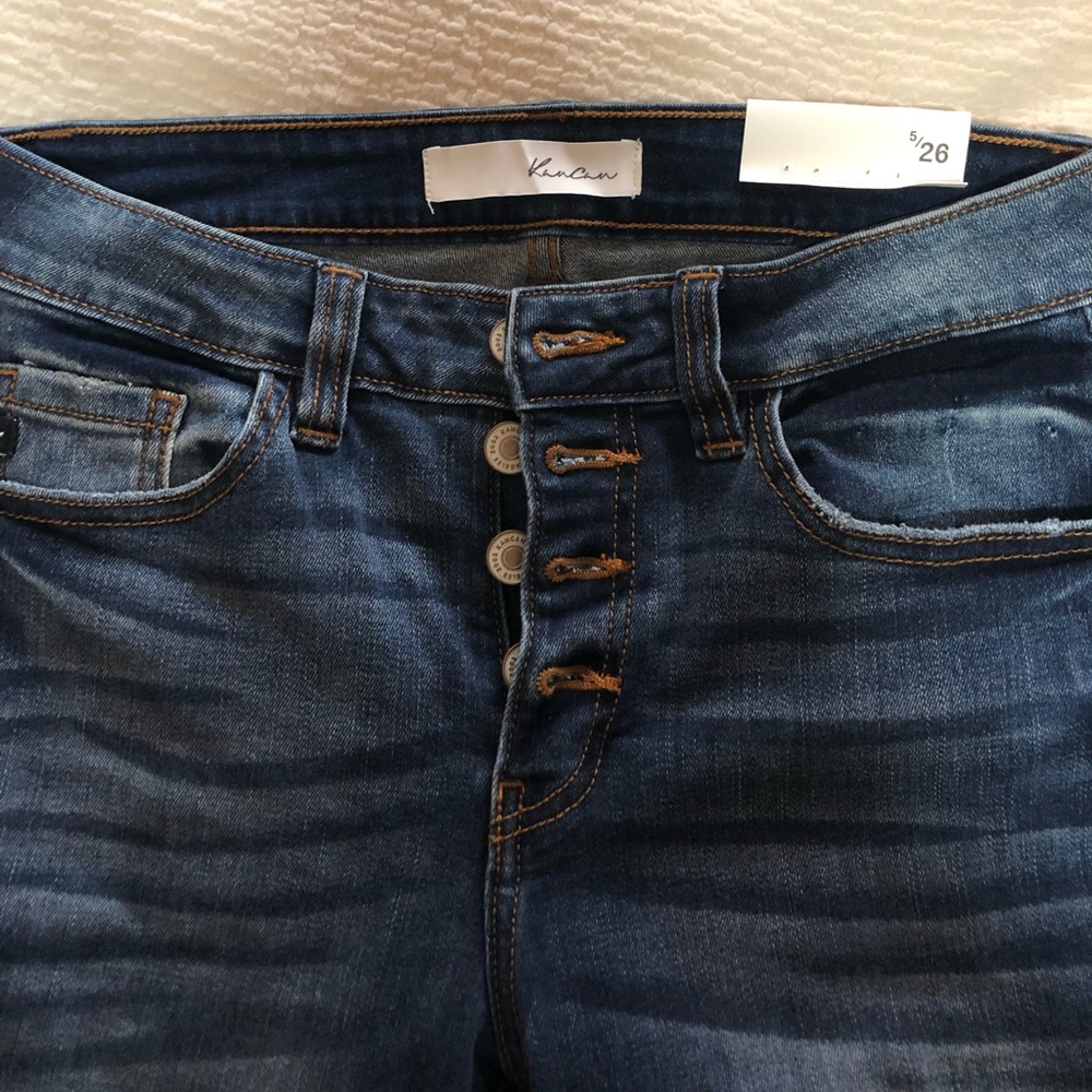 Kancan high rise ankle skinny jeans, size 26 (5)